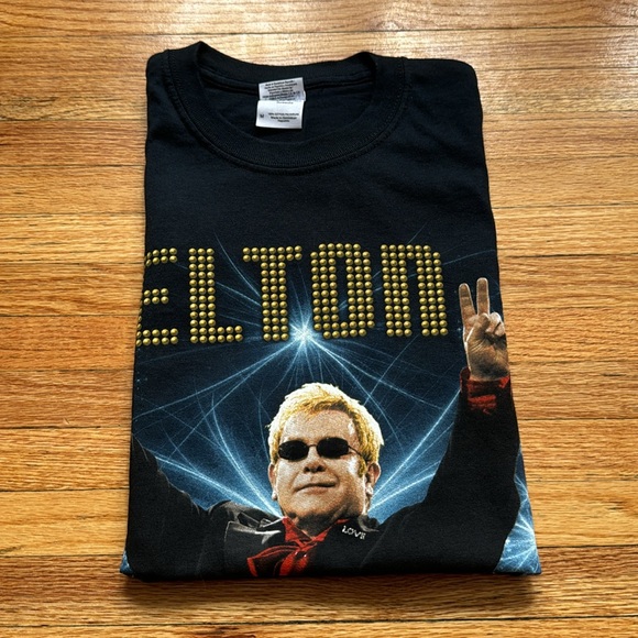 Elton John T-Shirt / Rocket Man Tour 2013 / Medium - Picture 6 of 7